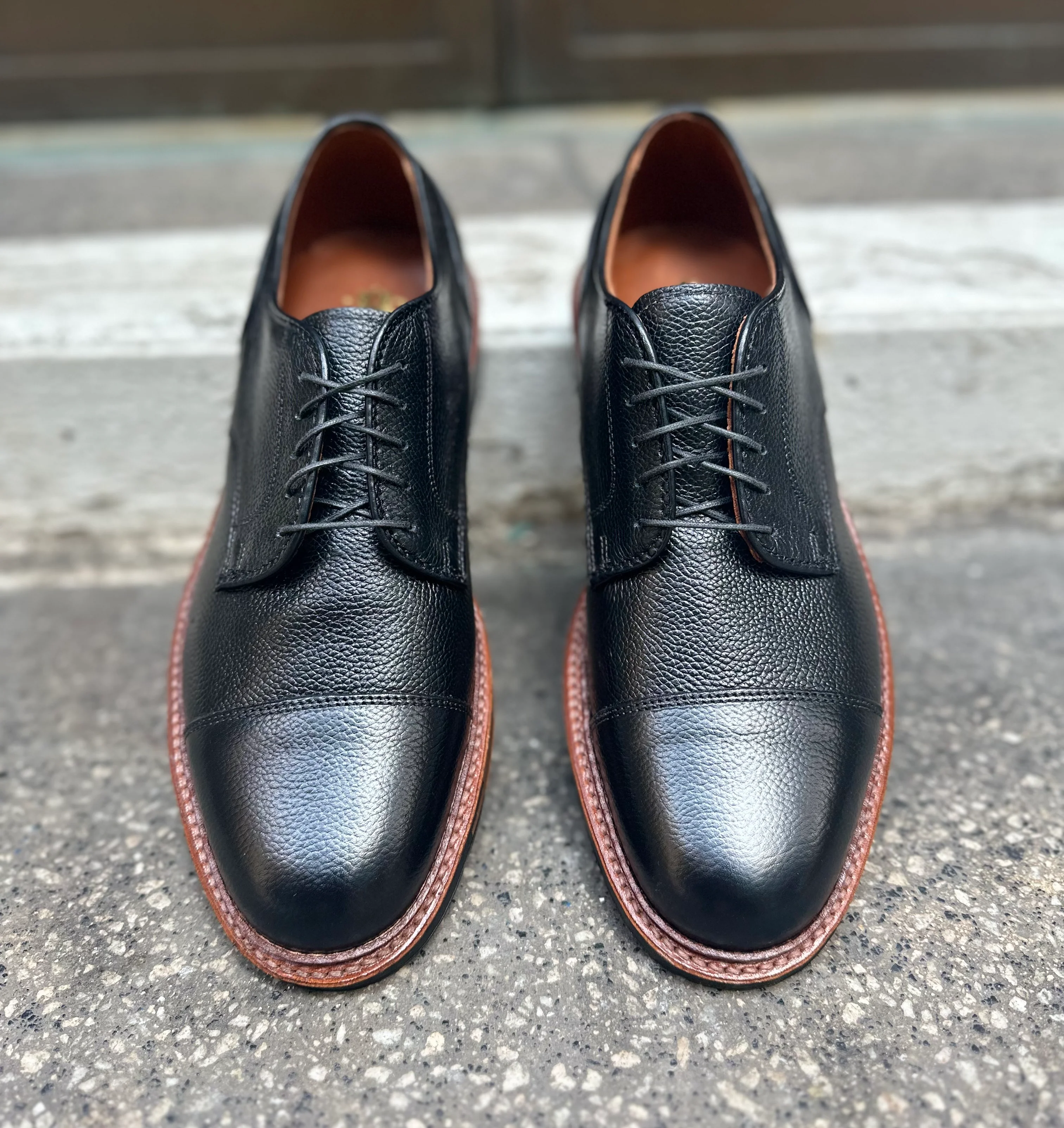 22826C - Black JS Grain "Derosa" Blucher