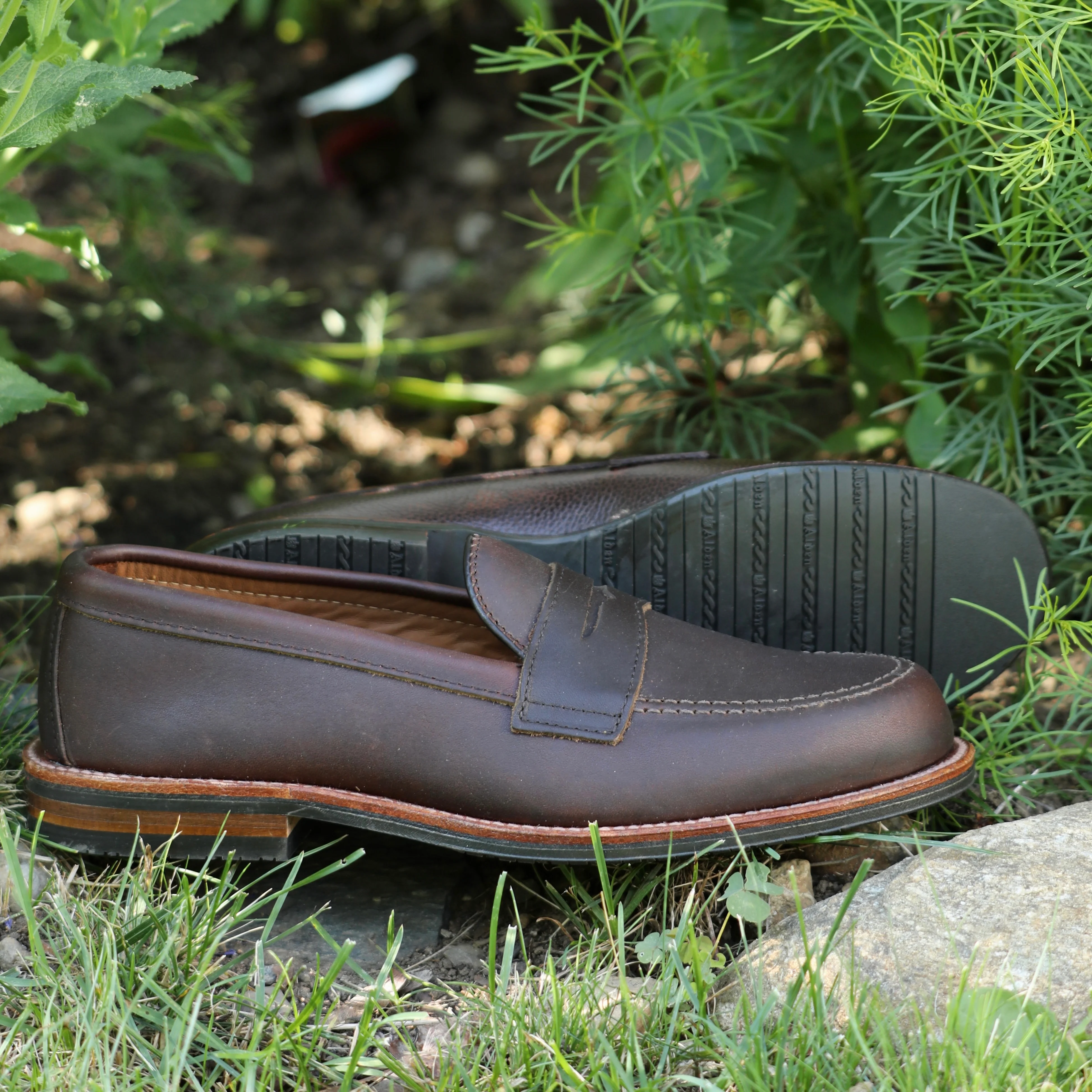 5730L- Penny Mocc in Kudu w Rubber Sole - Image 4