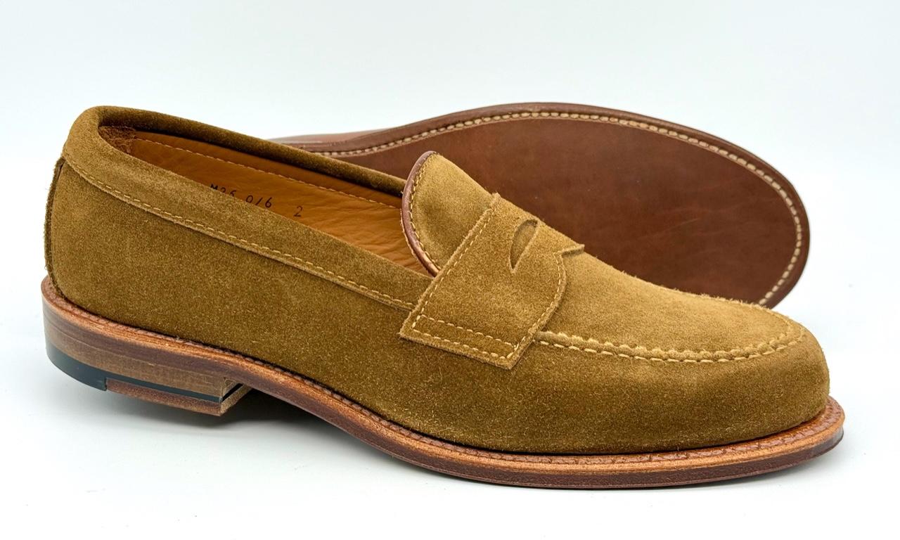 6173F - Penny Loafer in Snuff Suede - Image 6
