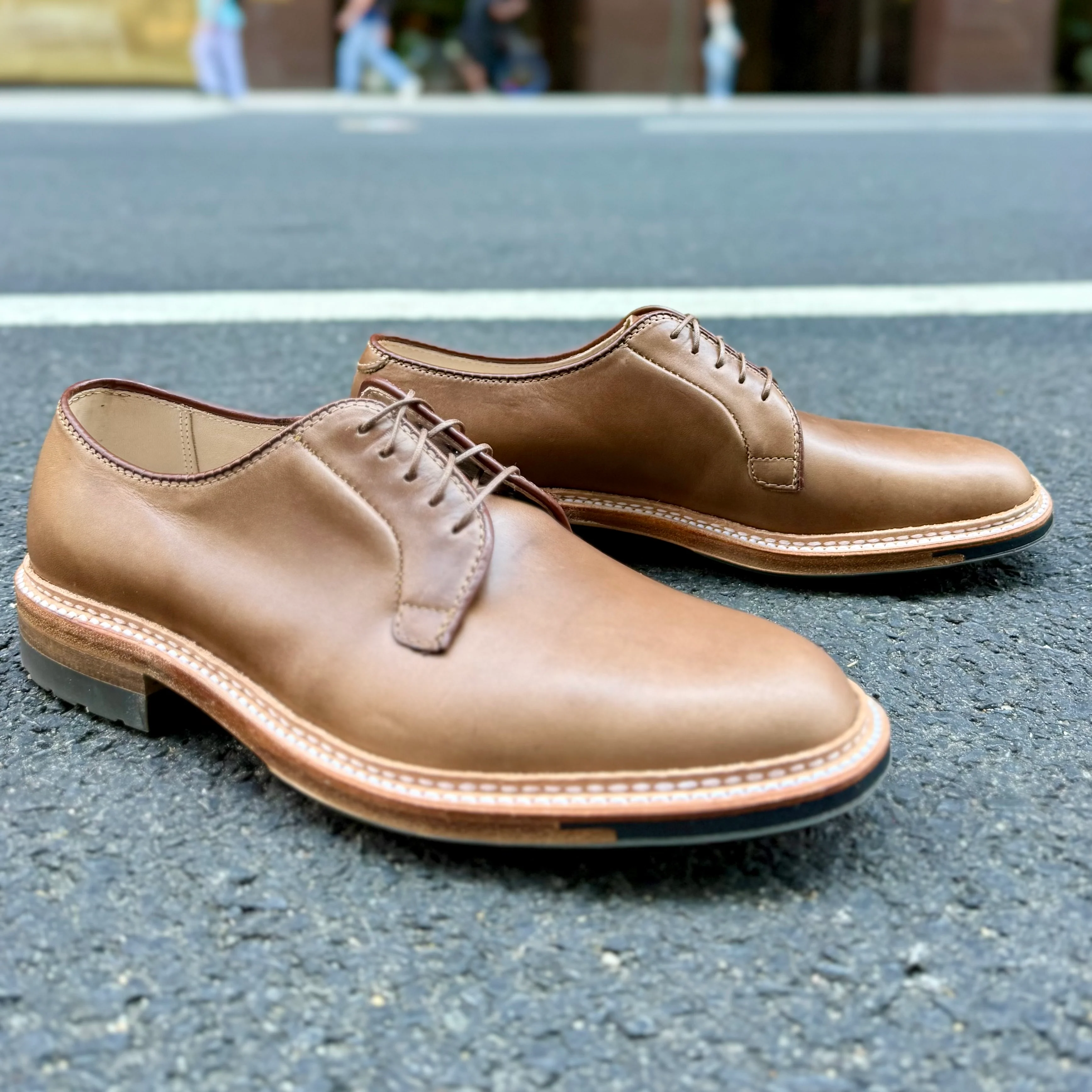 9501C  - Natural CXL Plain Toe Blucher - Image 3