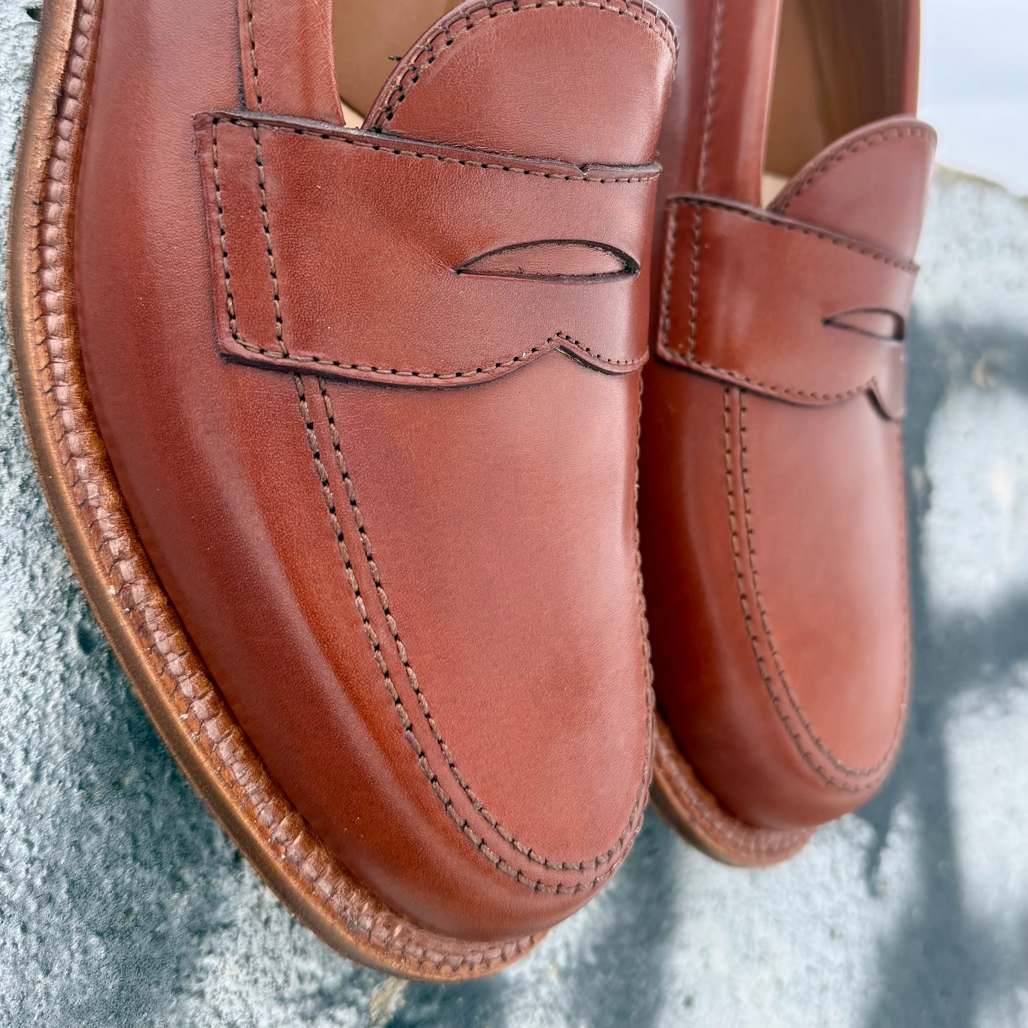 9823 - Penny Loafer in Tan Michigan Calf - Image 3