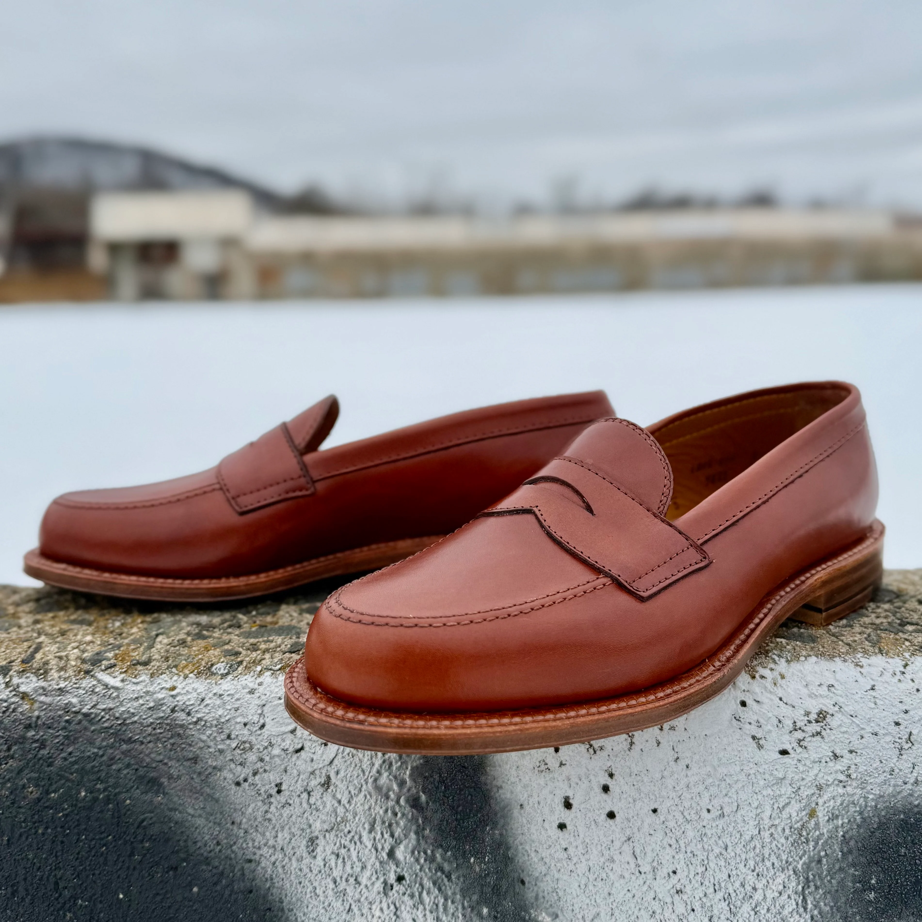 9823 - Penny Loafer in Tan Michigan Calf - Image 4
