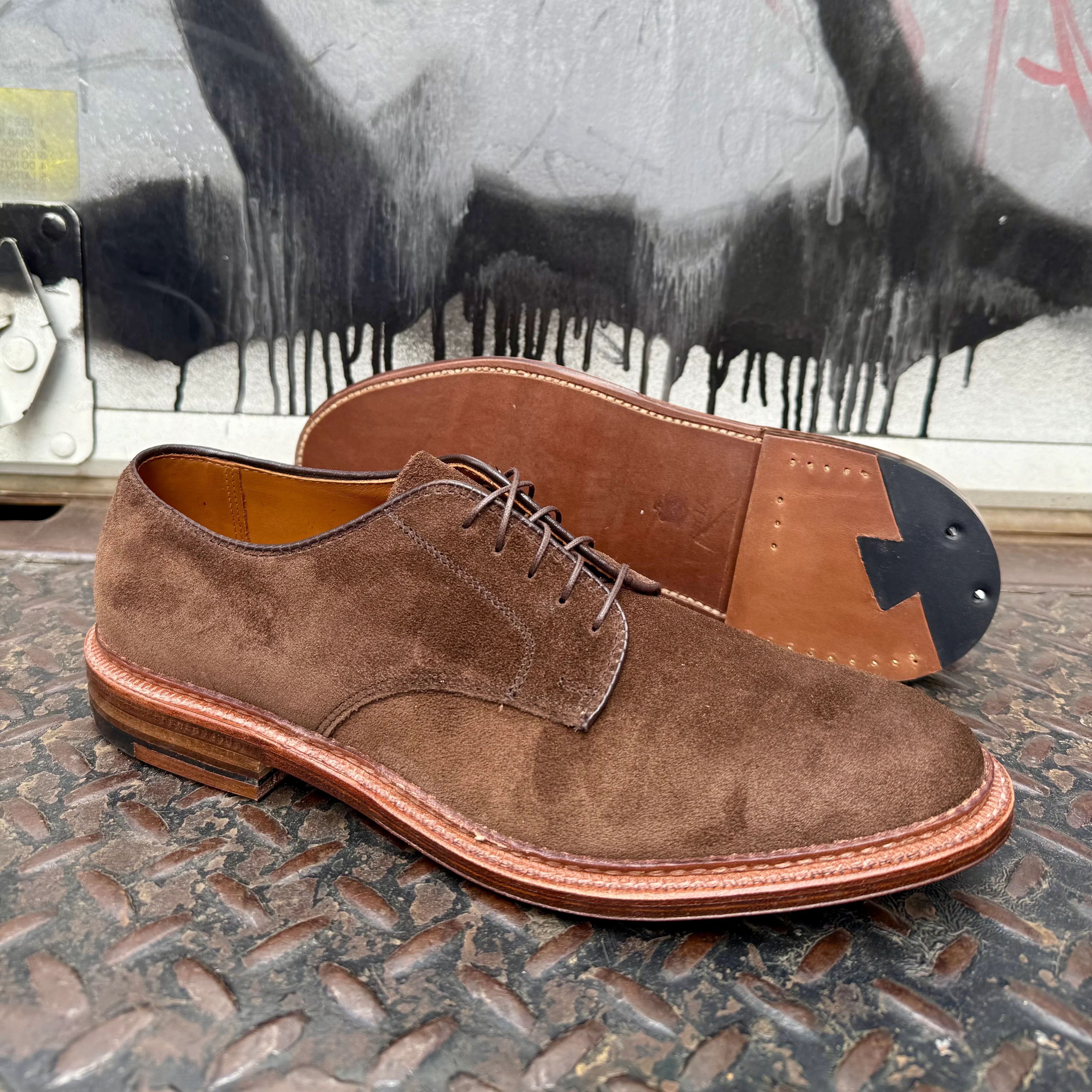 29335F - Unlined Dover in Brown Suede - Image 4