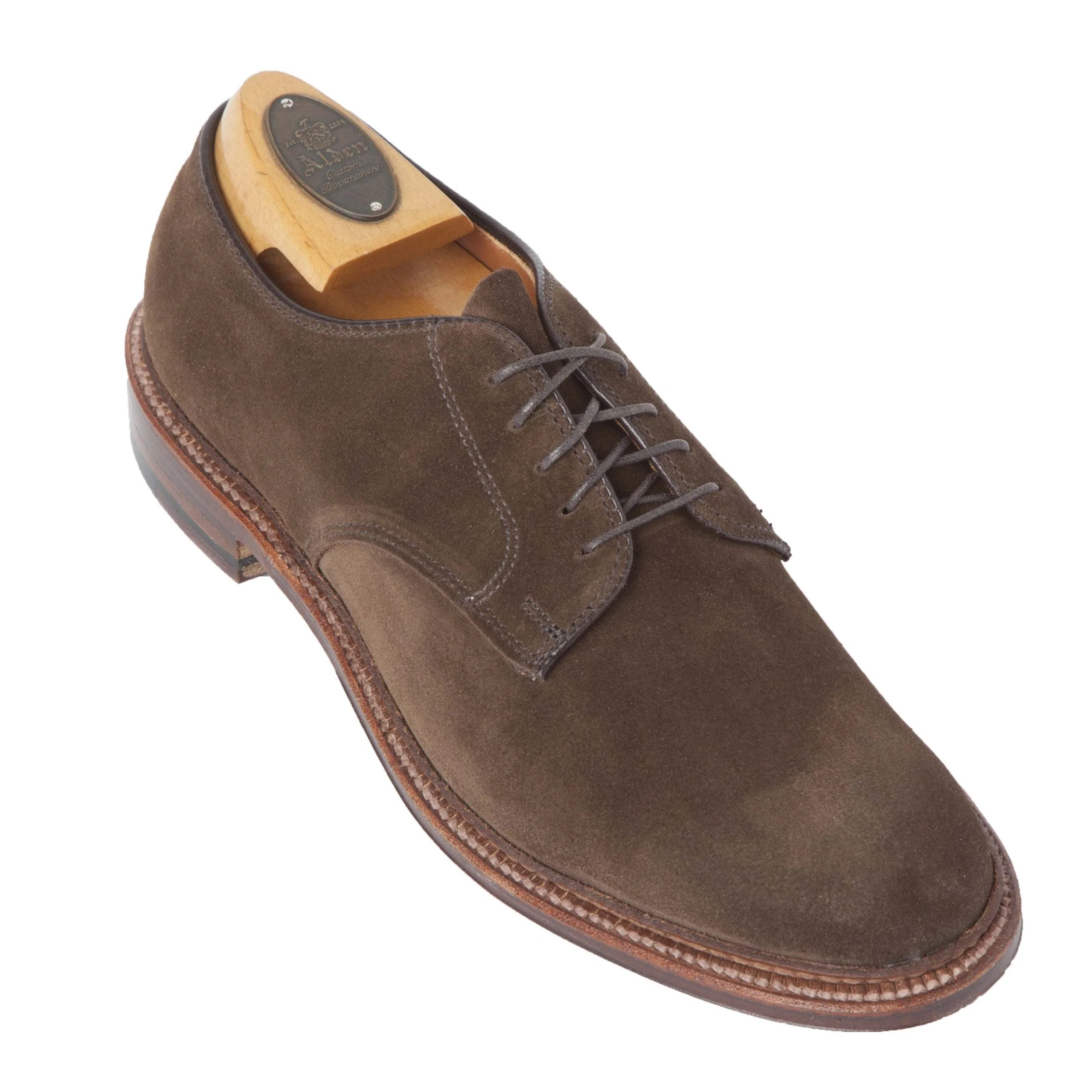 29335F - Unlined Dover in Brown Suede - Image 9