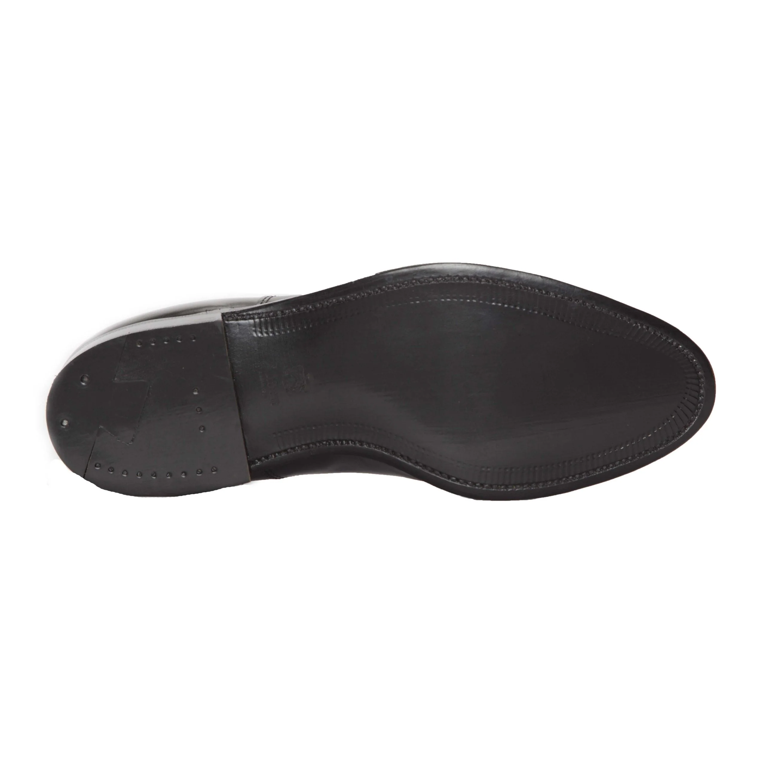 971 - Cap Toe Blucher in Black Calfskin - Image 3