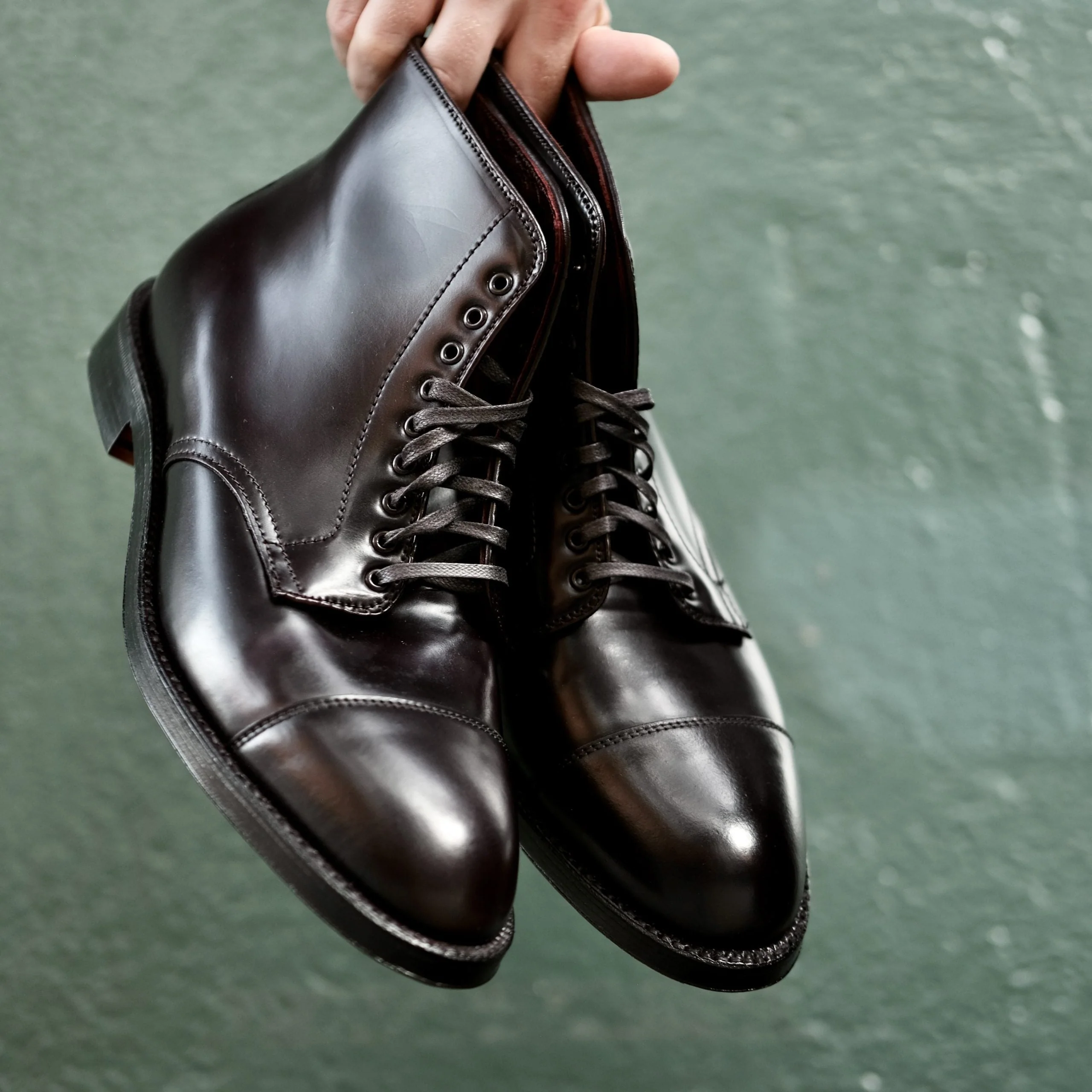 4060 - Cap Toe Boot in Color 8 Shell Cordovan - Image 2