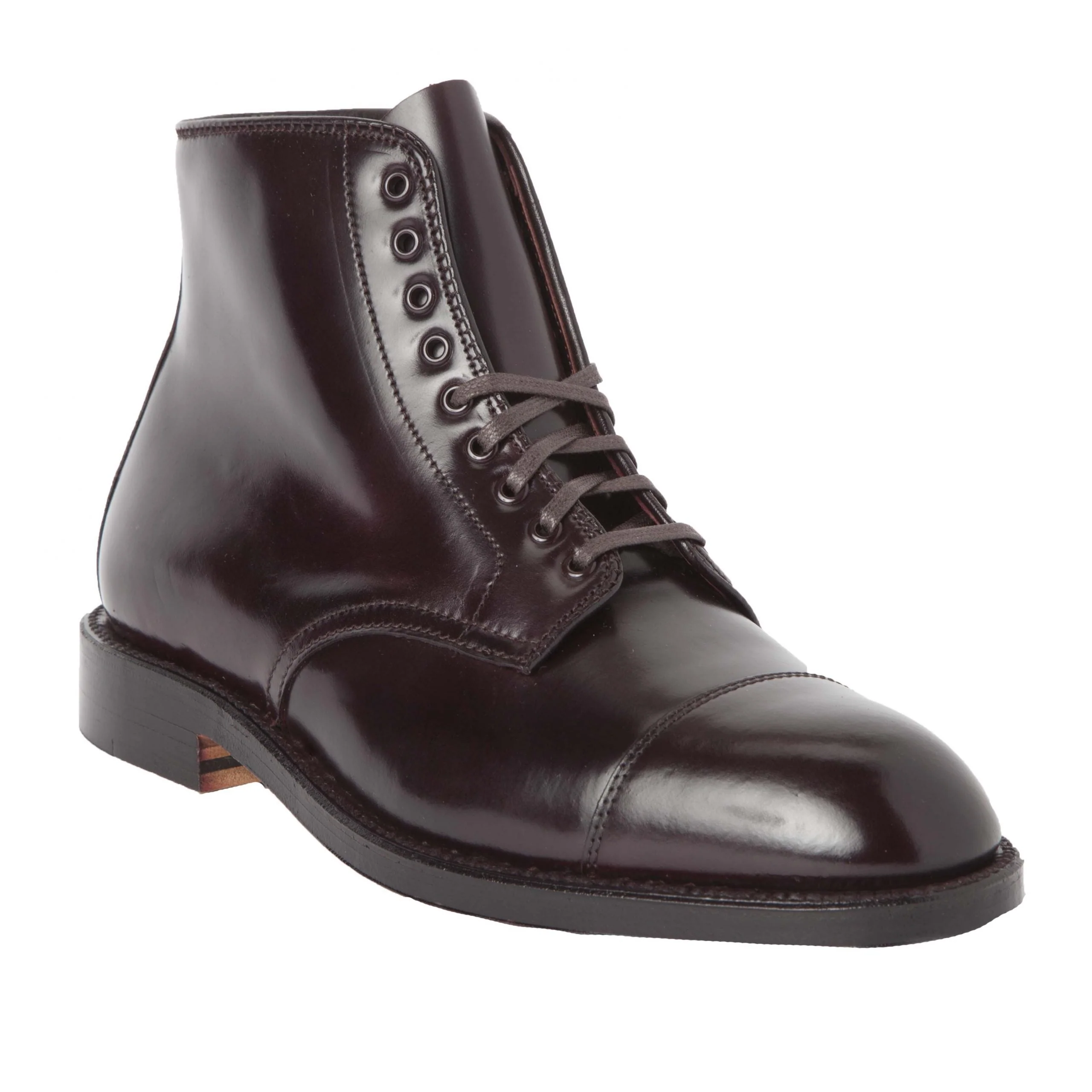4060 - Cap Toe Boot in Color 8 Shell Cordovan - Image 5