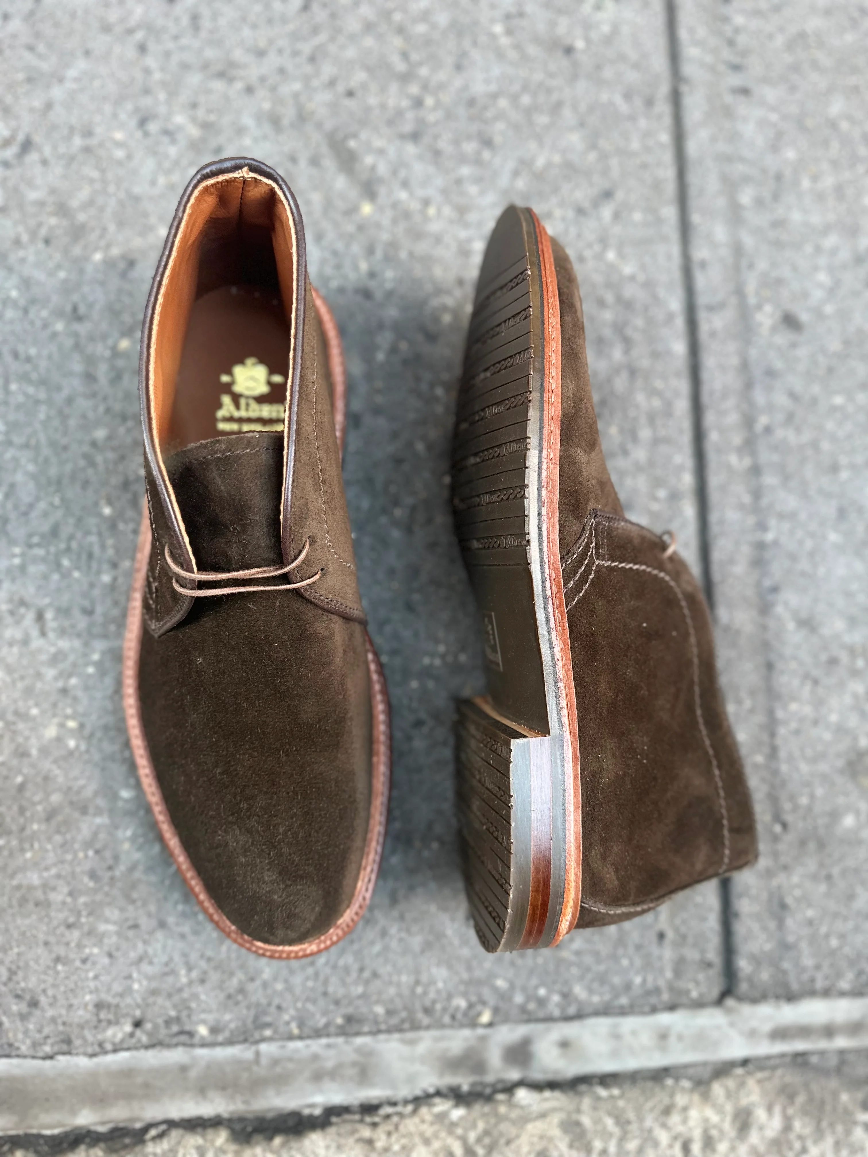 D1712L - Chukka Boot with L3 Sole in Loden Suede - Image 3