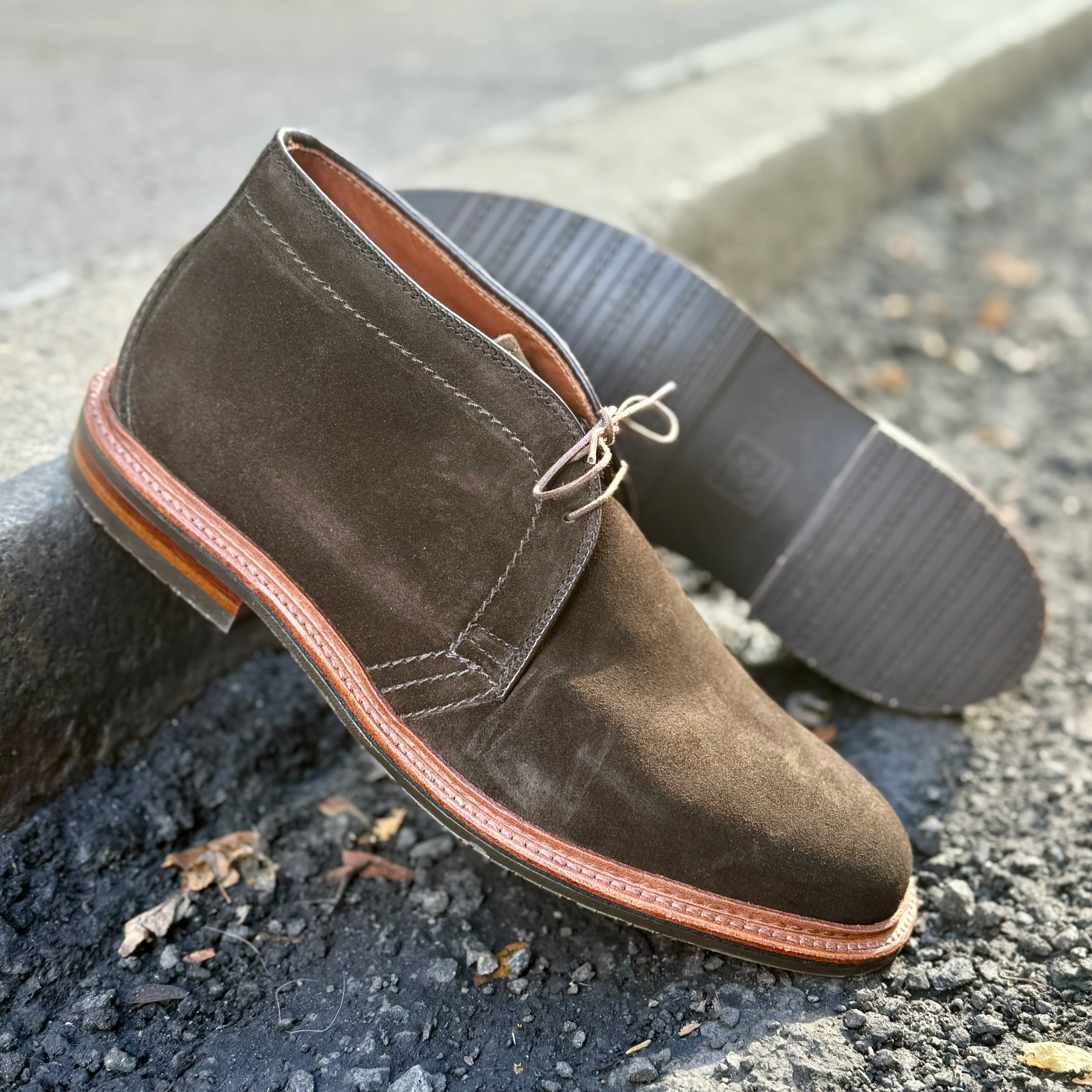 D1712L - Chukka Boot with L3 Sole in Loden Suede - Image 5