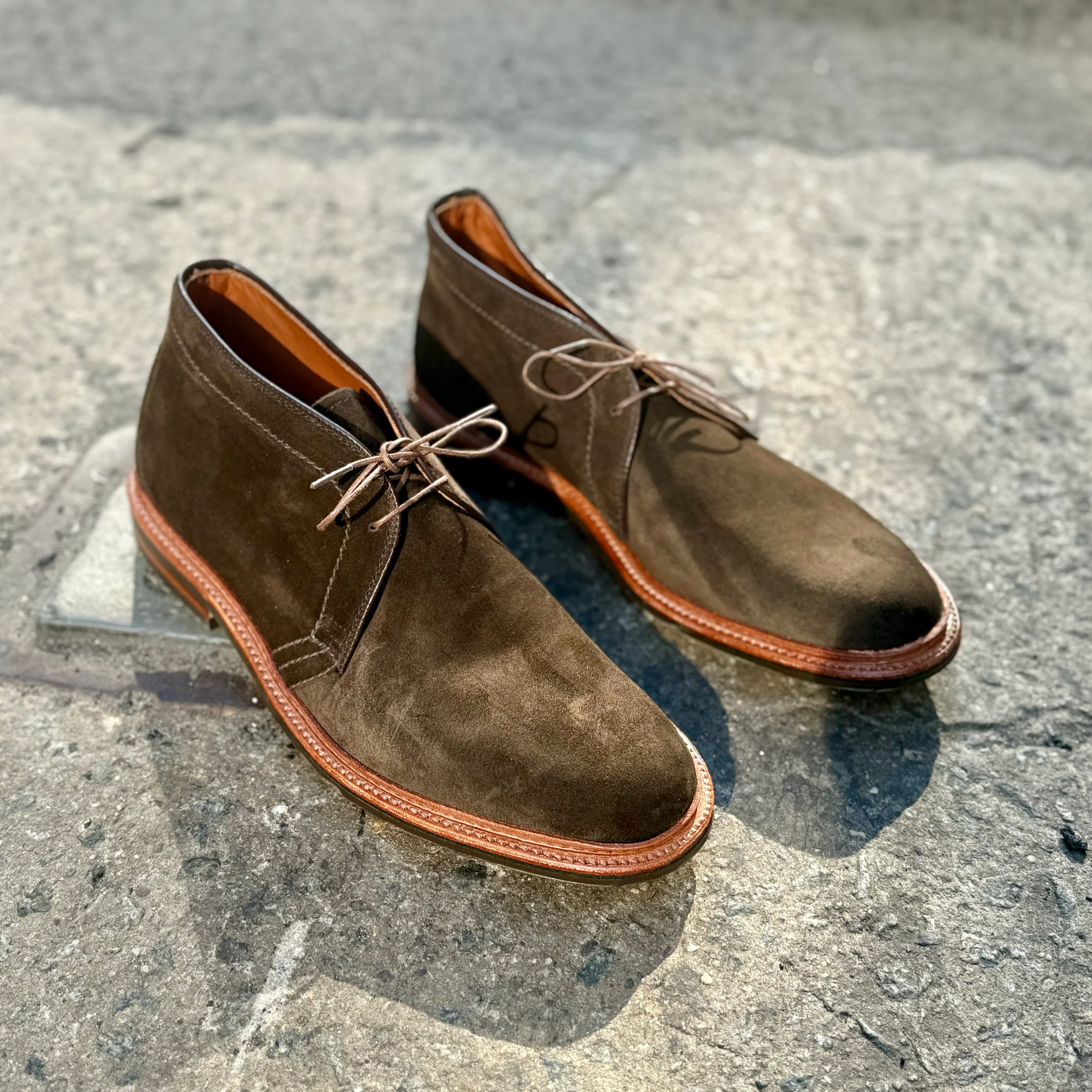 D1712L - Chukka Boot with L3 Sole in Loden Suede - Image 6