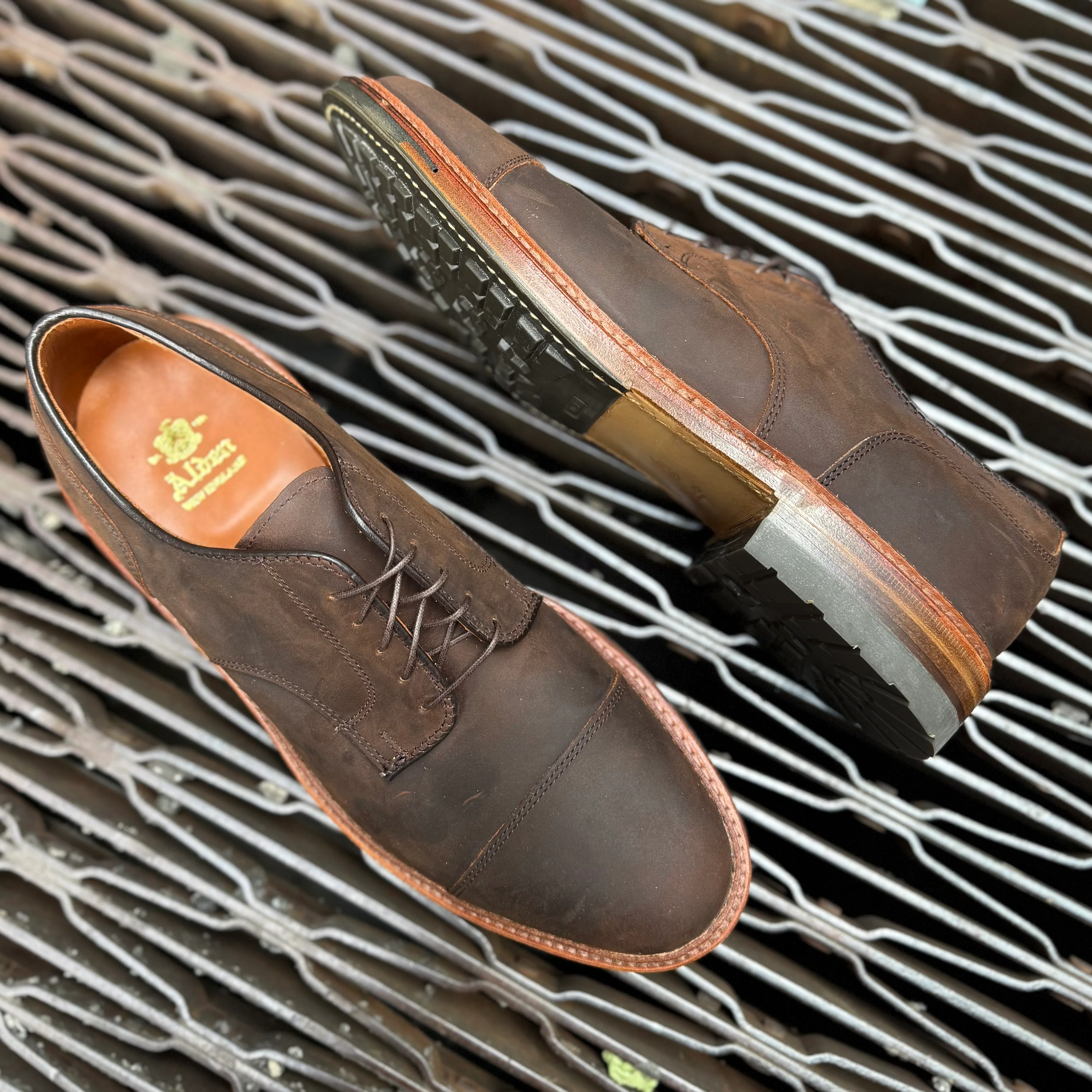D4519C - Tobacco Chamois Cap Toe Blucher - Image 7