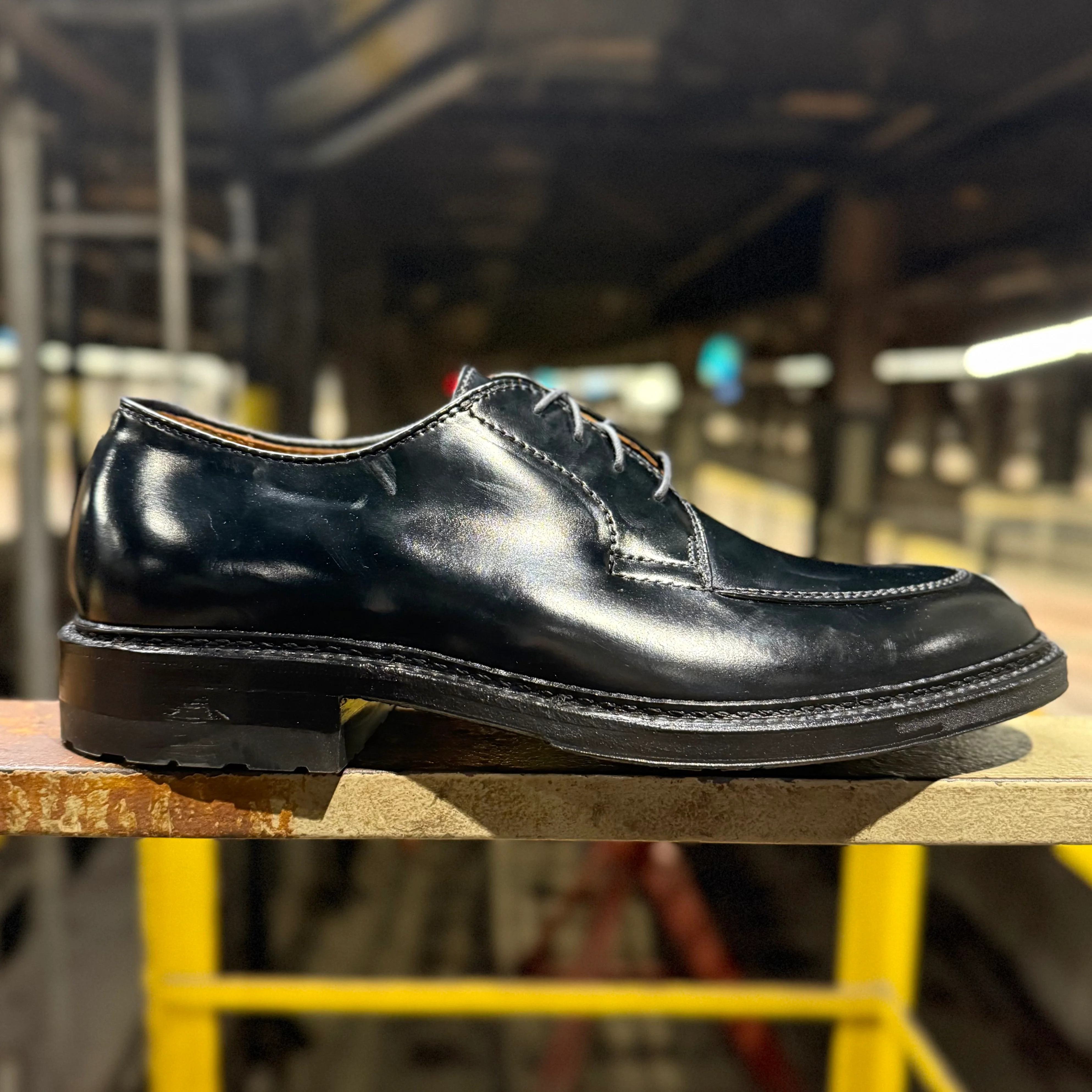 D4604C - Moc Toe “Borough” Blucher in Black Shell - Image 7
