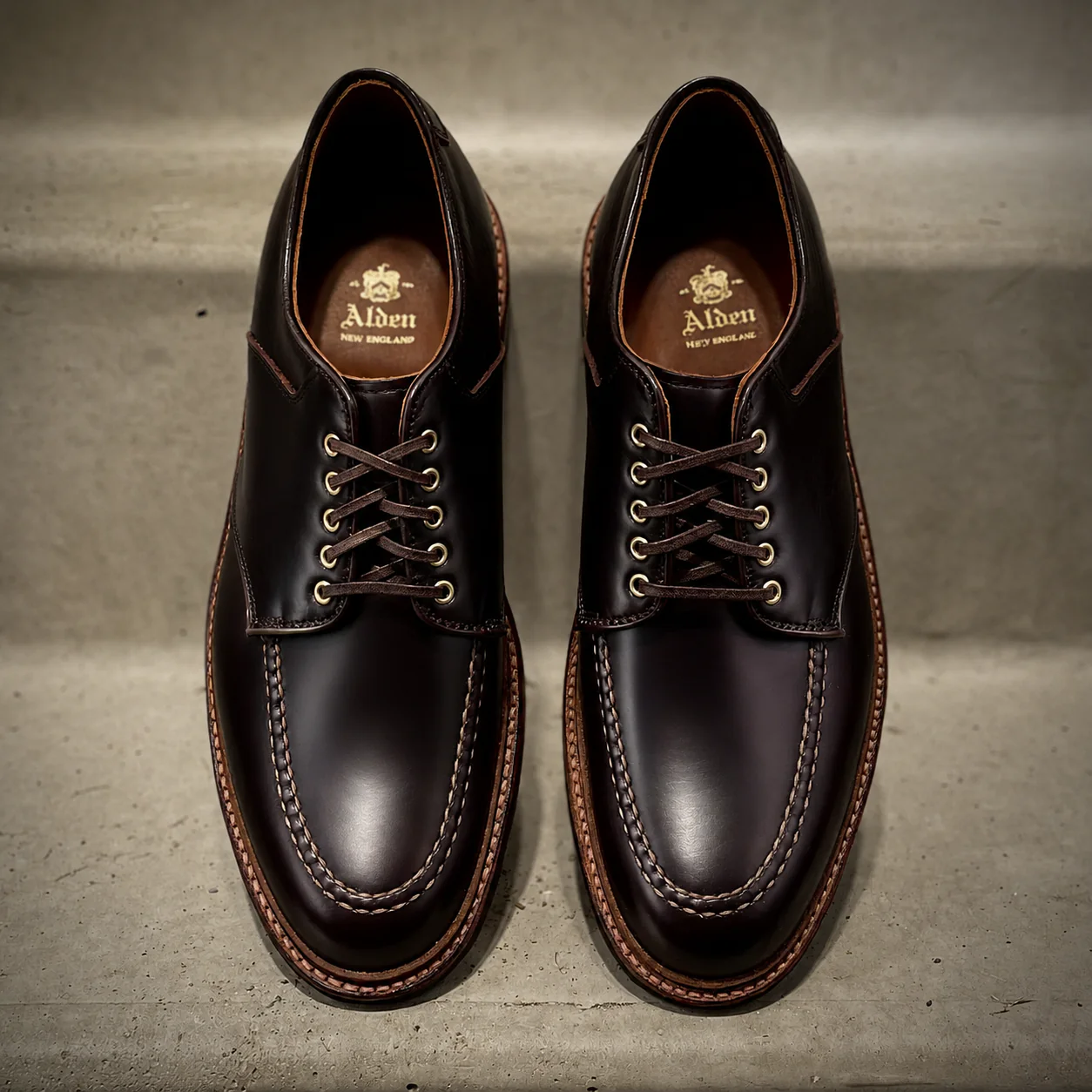 D5617 - Saddle Blucher in Color 8 Shell - Image 2
