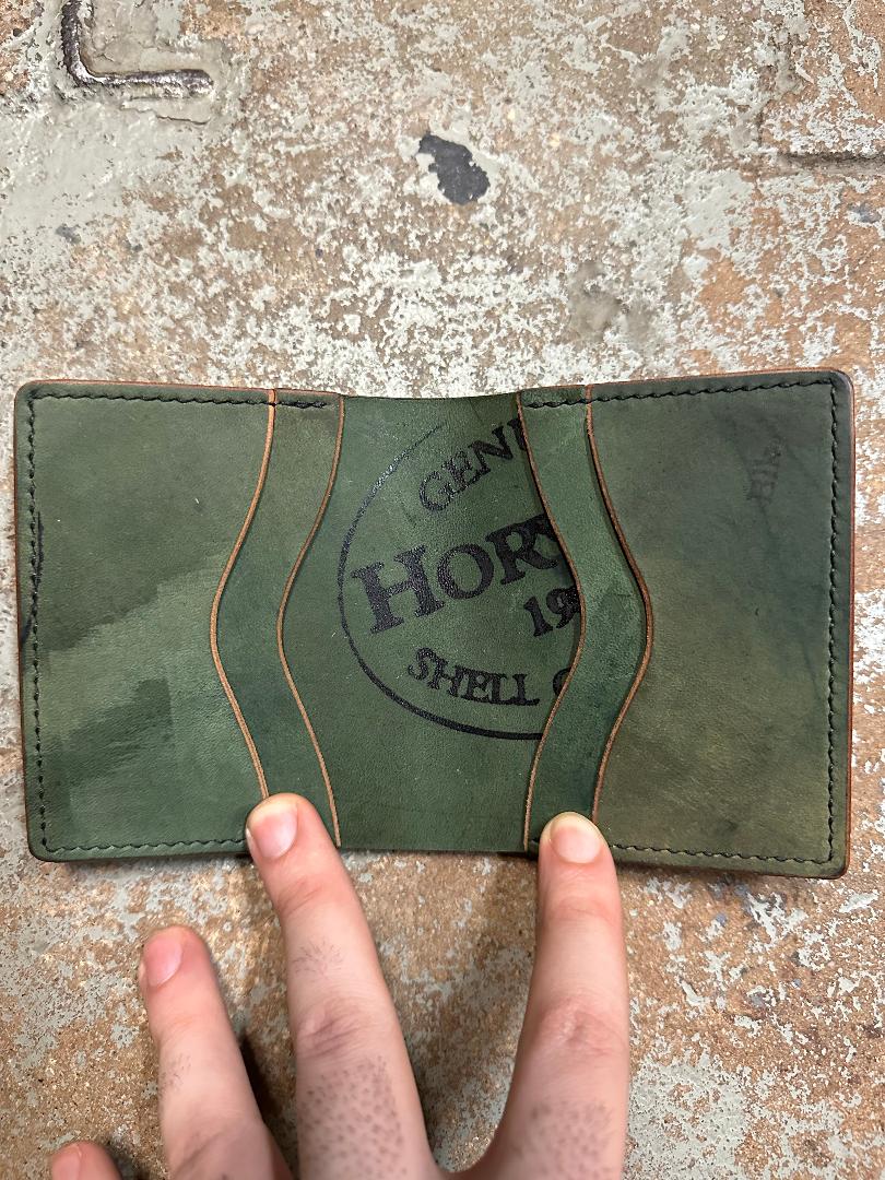 Herb Bi-Fold Wallet in Shell Cordovan - Image 9