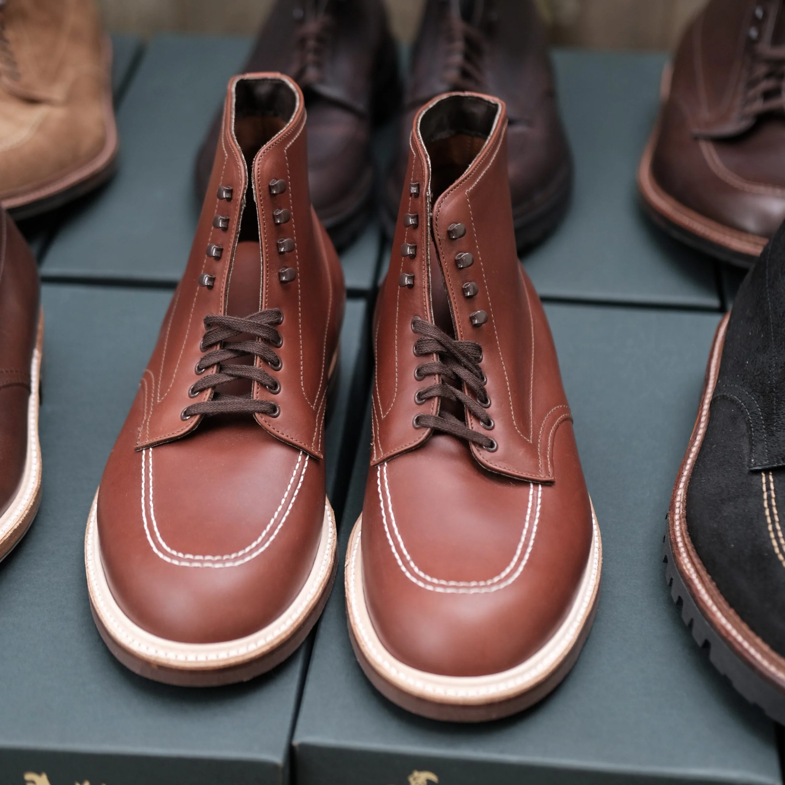 405 - Indy Boot (Original) in Mid Brown Calfskin - Image 7