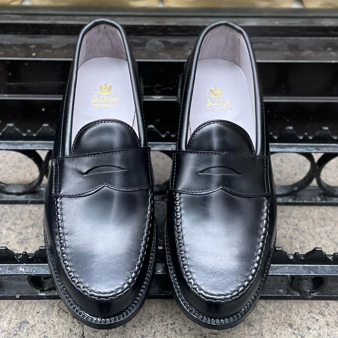 987 - Leisure Hand Sewn Black Shell Cordovan