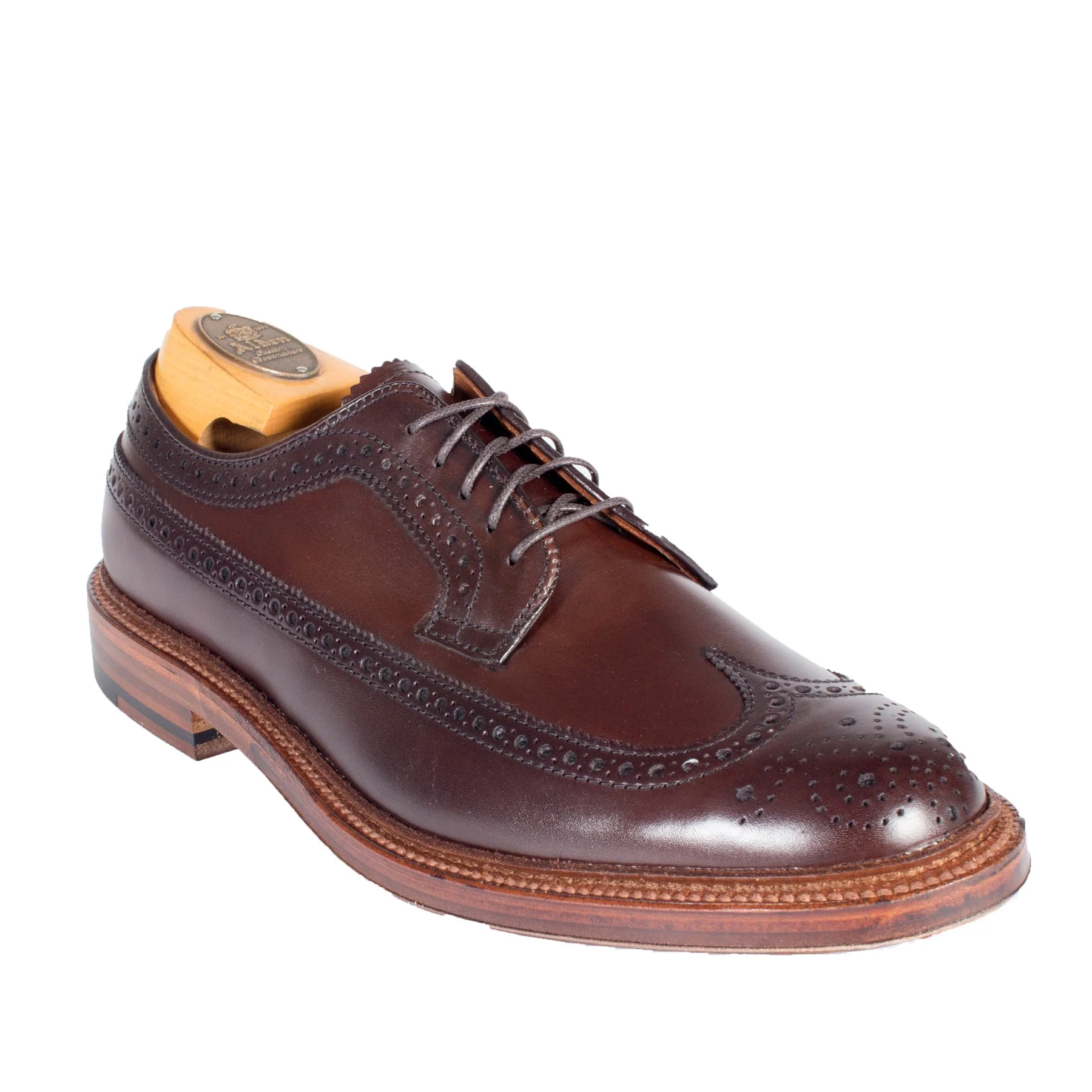976 - Long Wing Blucher in Brown Calfskin - Image 3