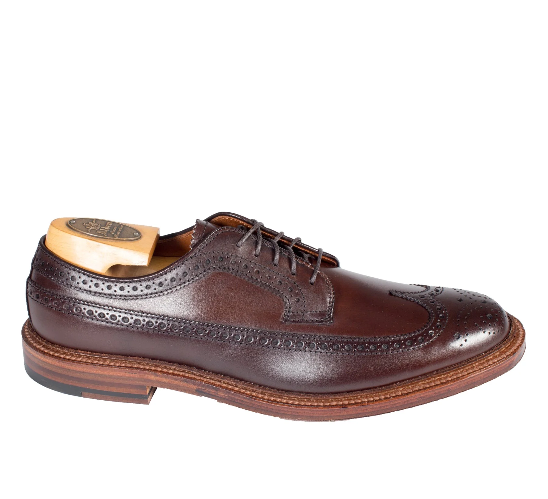 976 - Long Wing Blucher in Brown Calfskin - Image 4