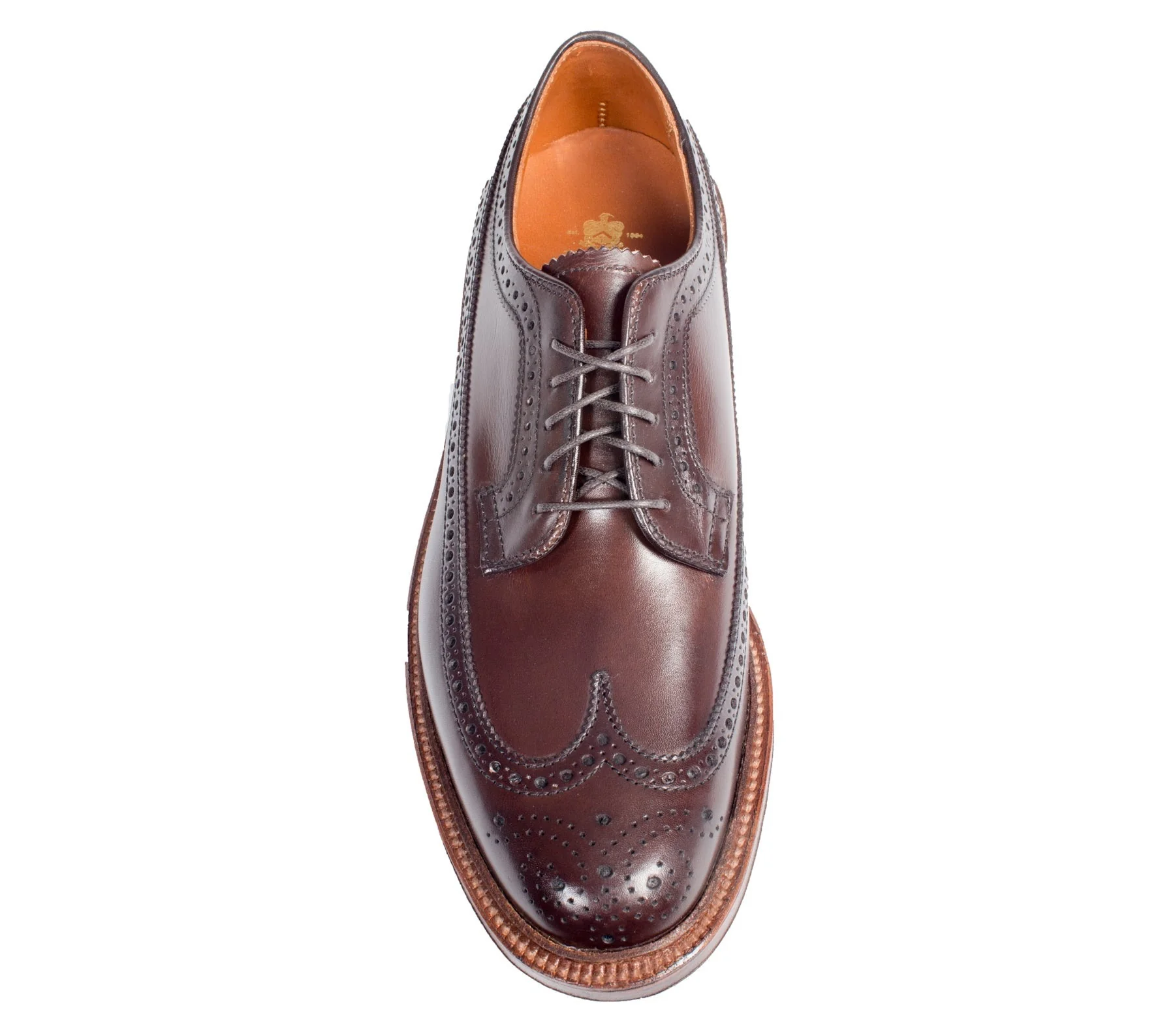 976 - Long Wing Blucher in Brown Calfskin - Image 5