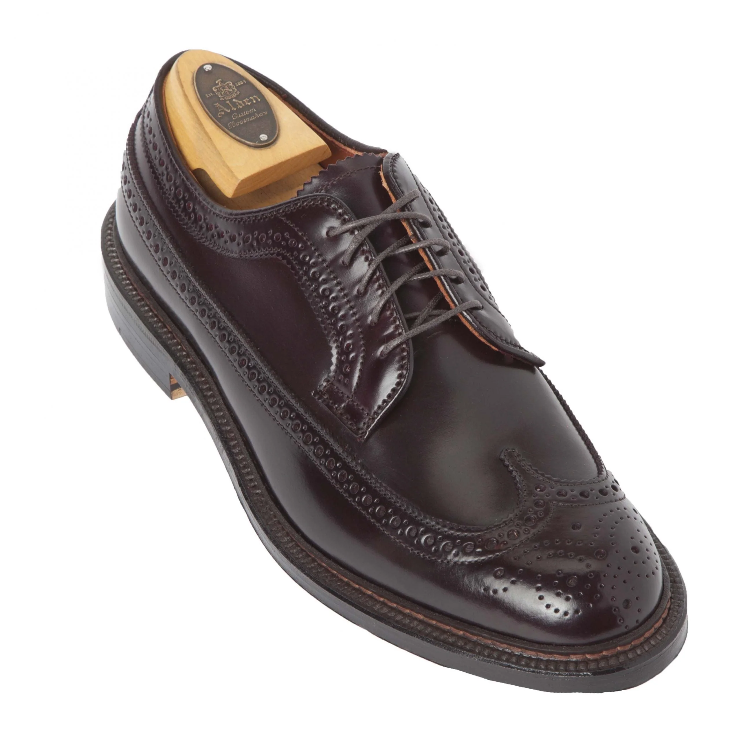 975 - Long Wing Blucher in Color 8 Shell Cordovan - Image 3