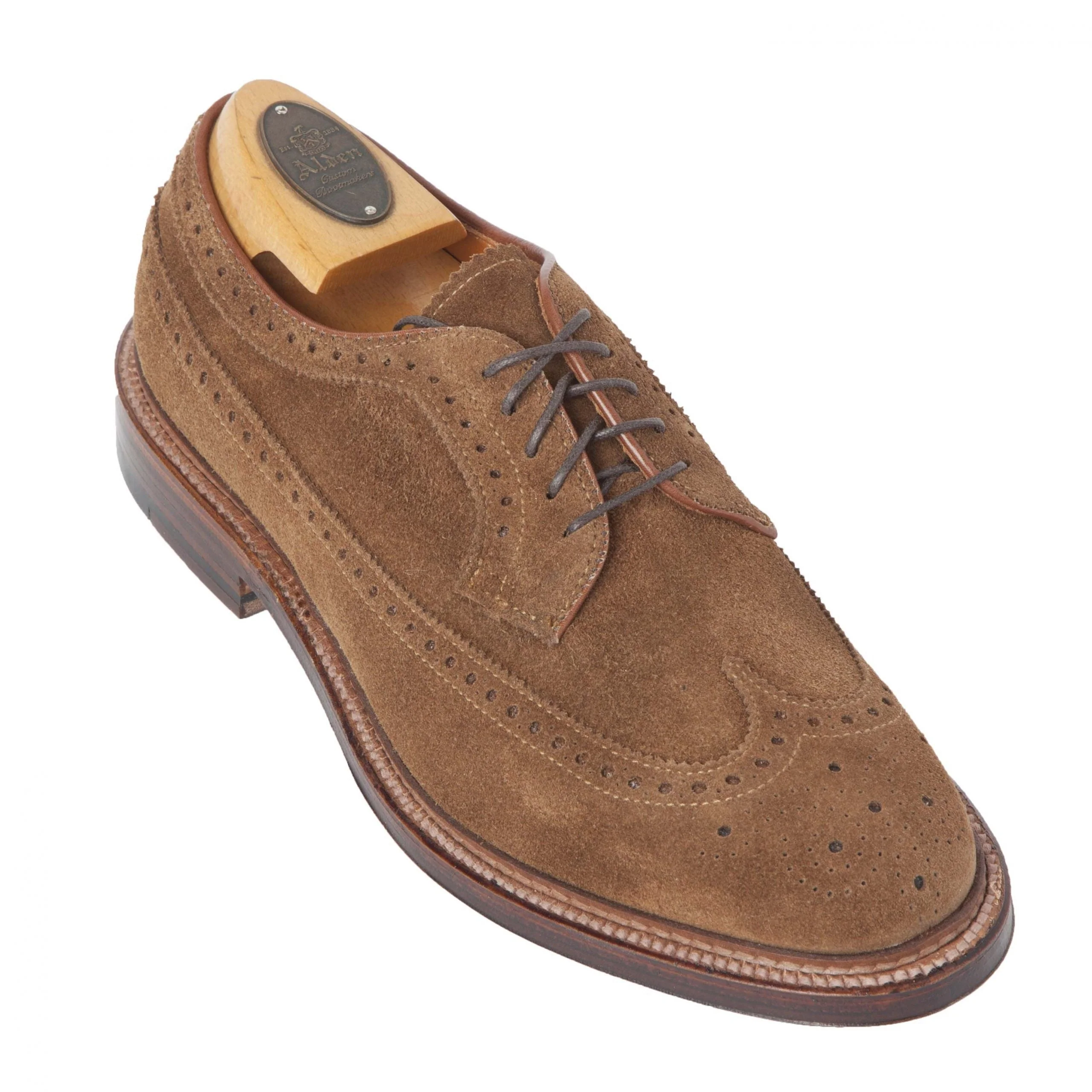 9794 - Long Wing Blucher in Snuff Suede - Image 6