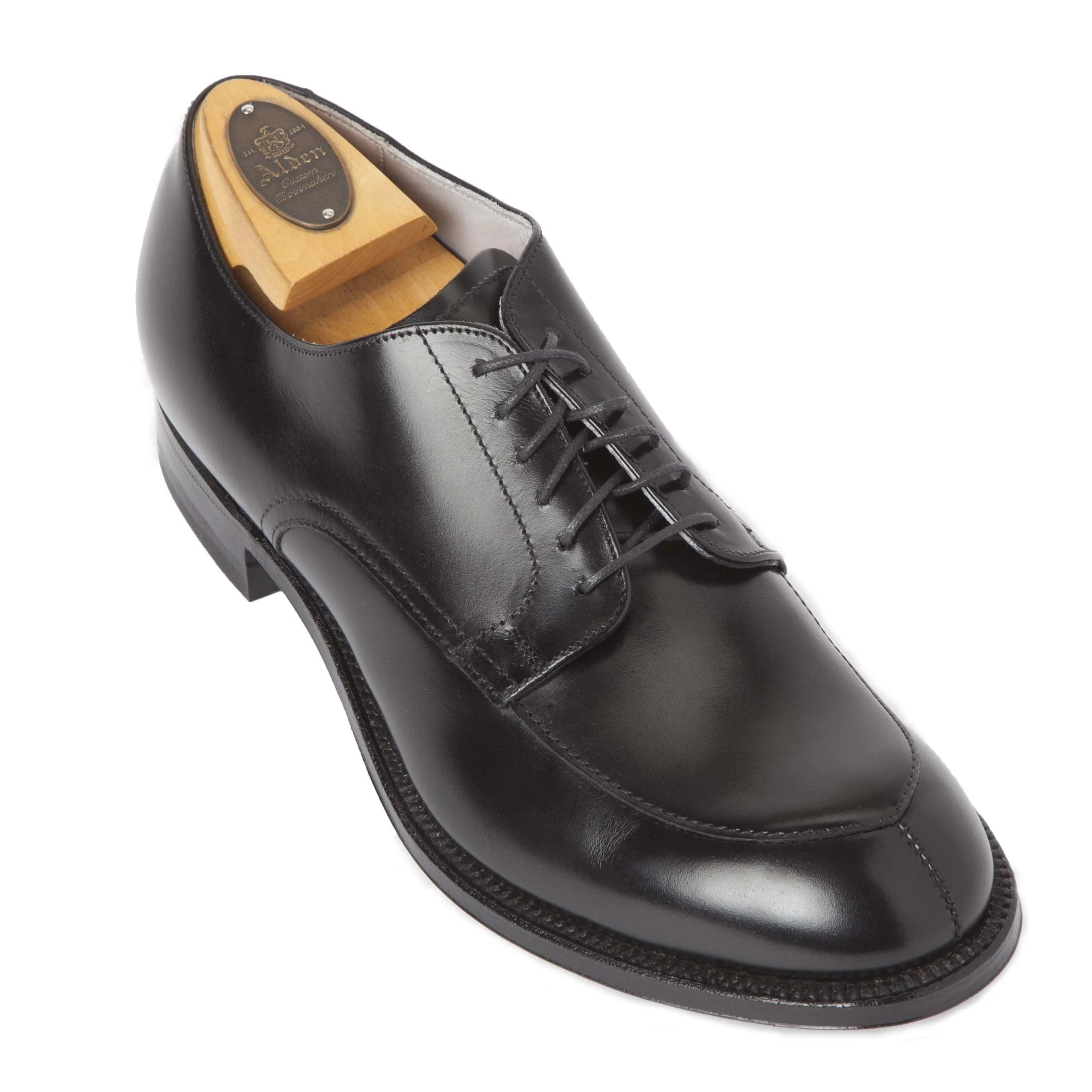 539 - Modified V-Tip in Black Calfskin - Image 2