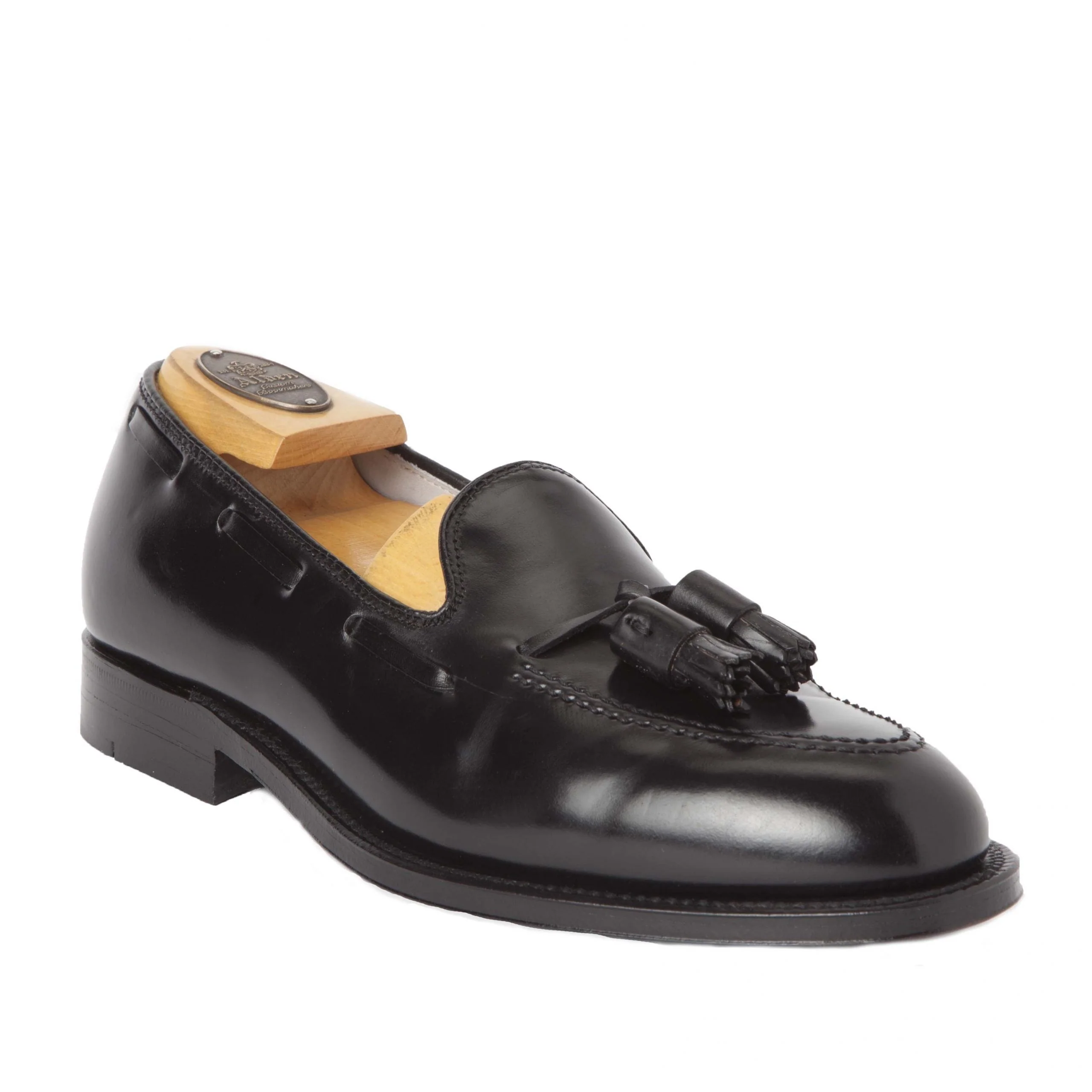 664 - Tassel Loafer in Black Shell Cordovan - Image 3