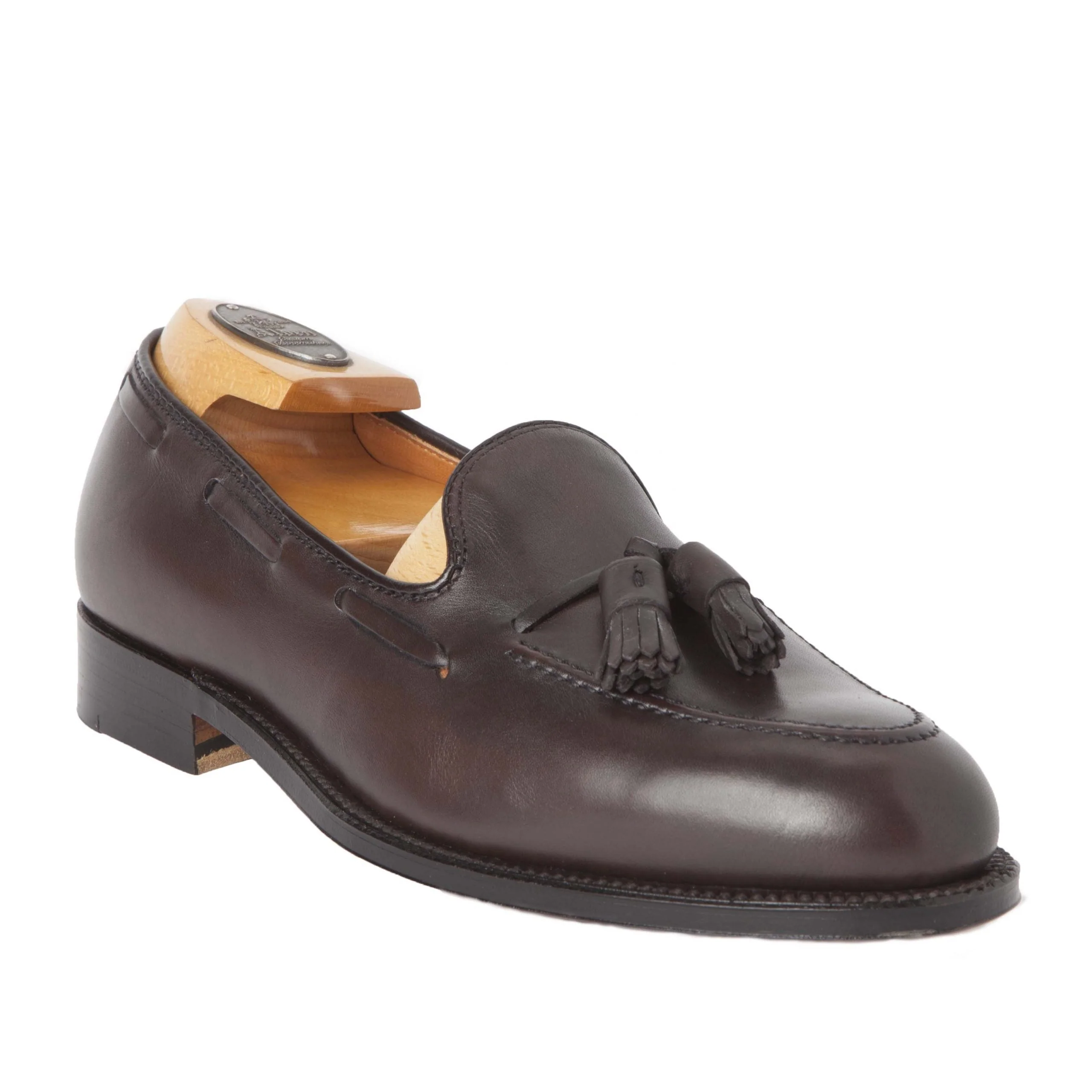 561 - Tassel Loafer in Brown Calskin - Image 2