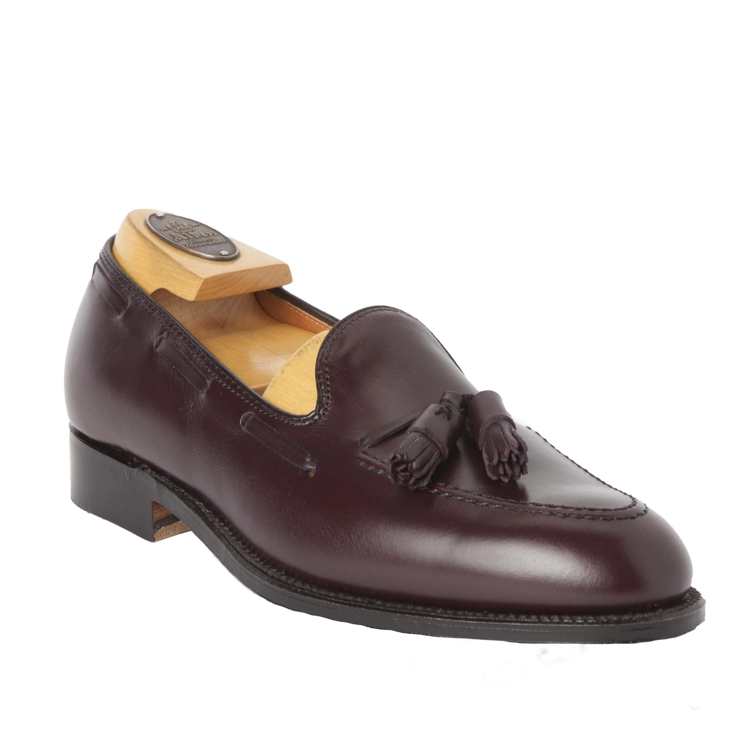 663 - Tassel Loafer in Burgundy Calfskin - Image 2