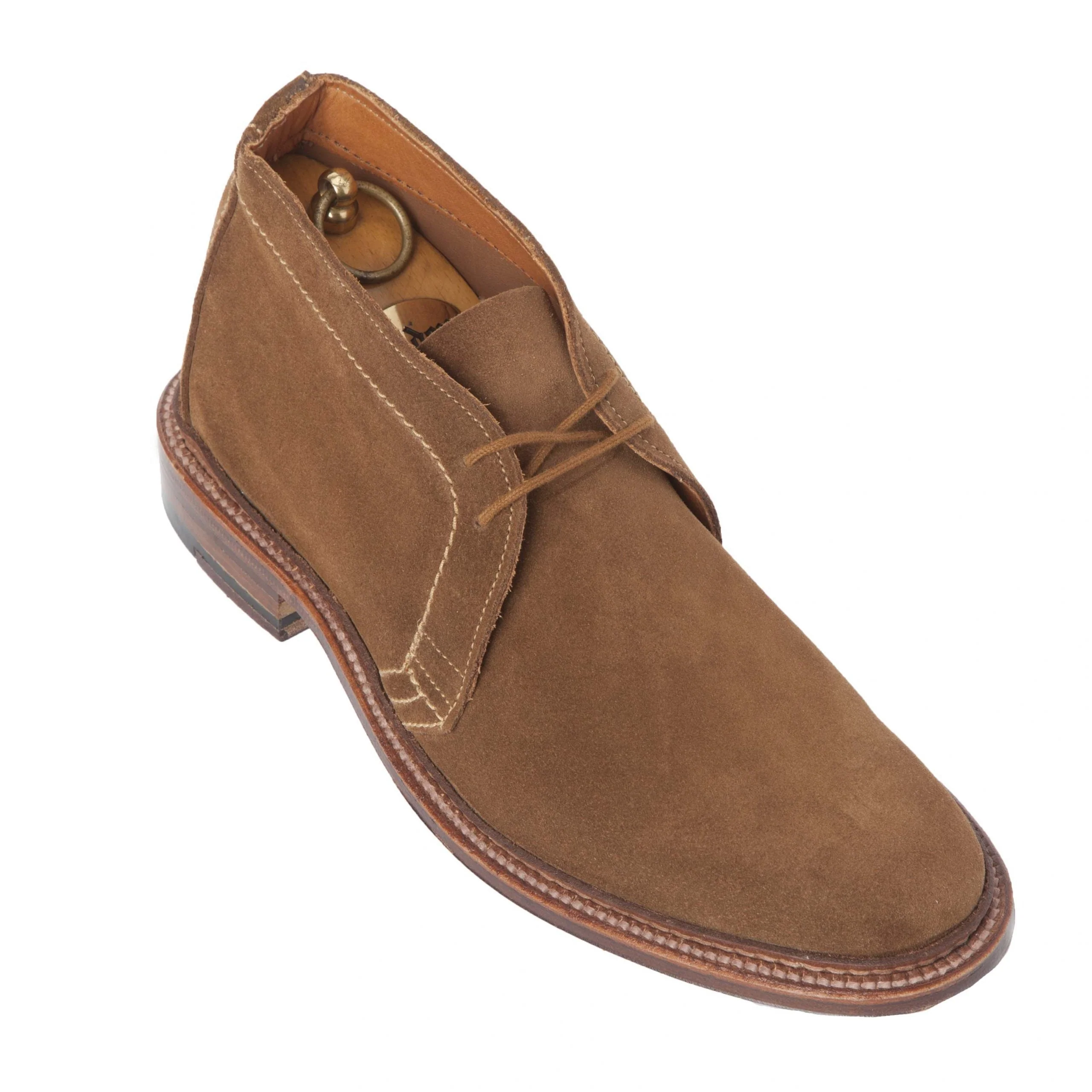 1493 - Unlined Chukka in Snuff Suede - Image 5