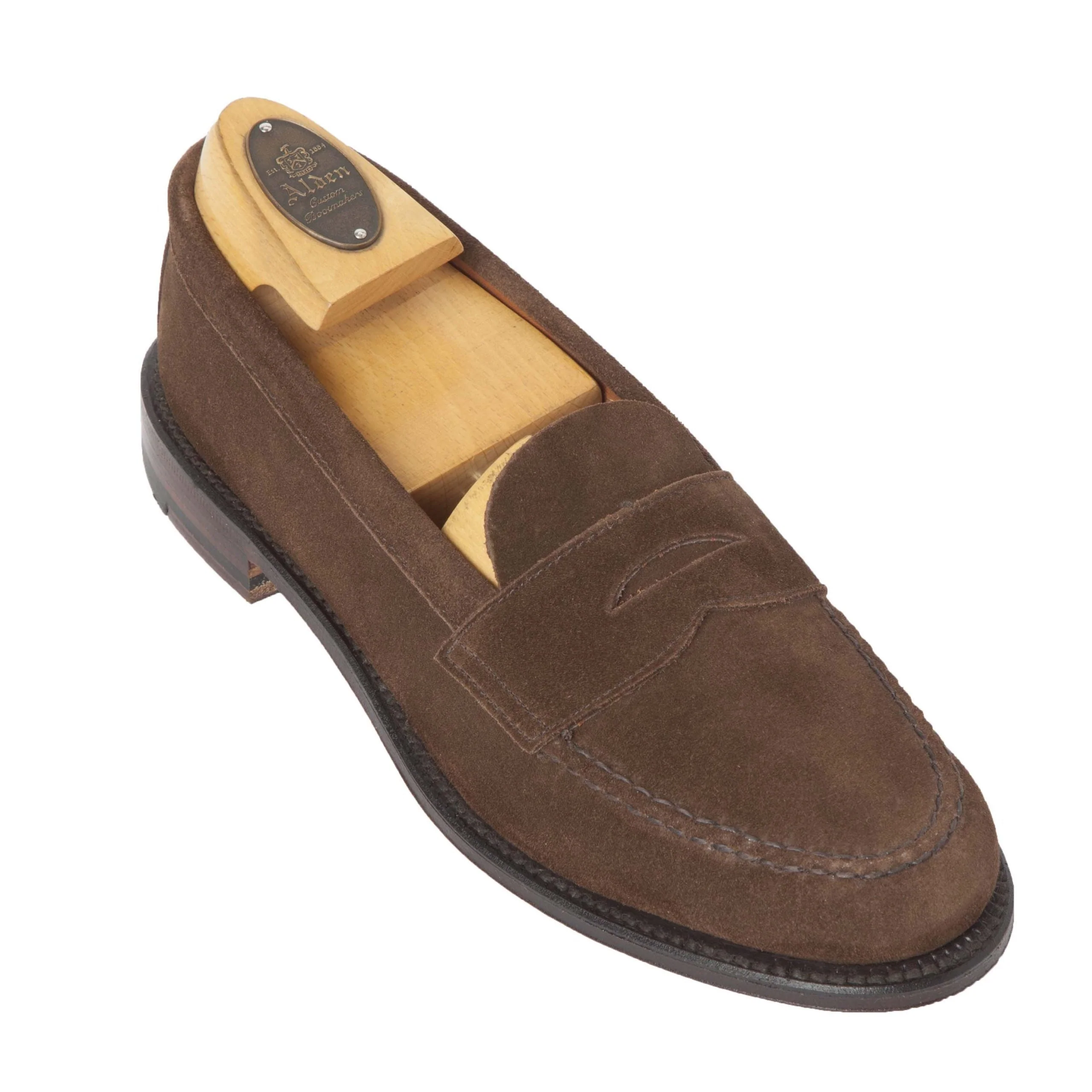 6245F - Unlined Leisure Hand Sewn in Brown Suede - Image 4